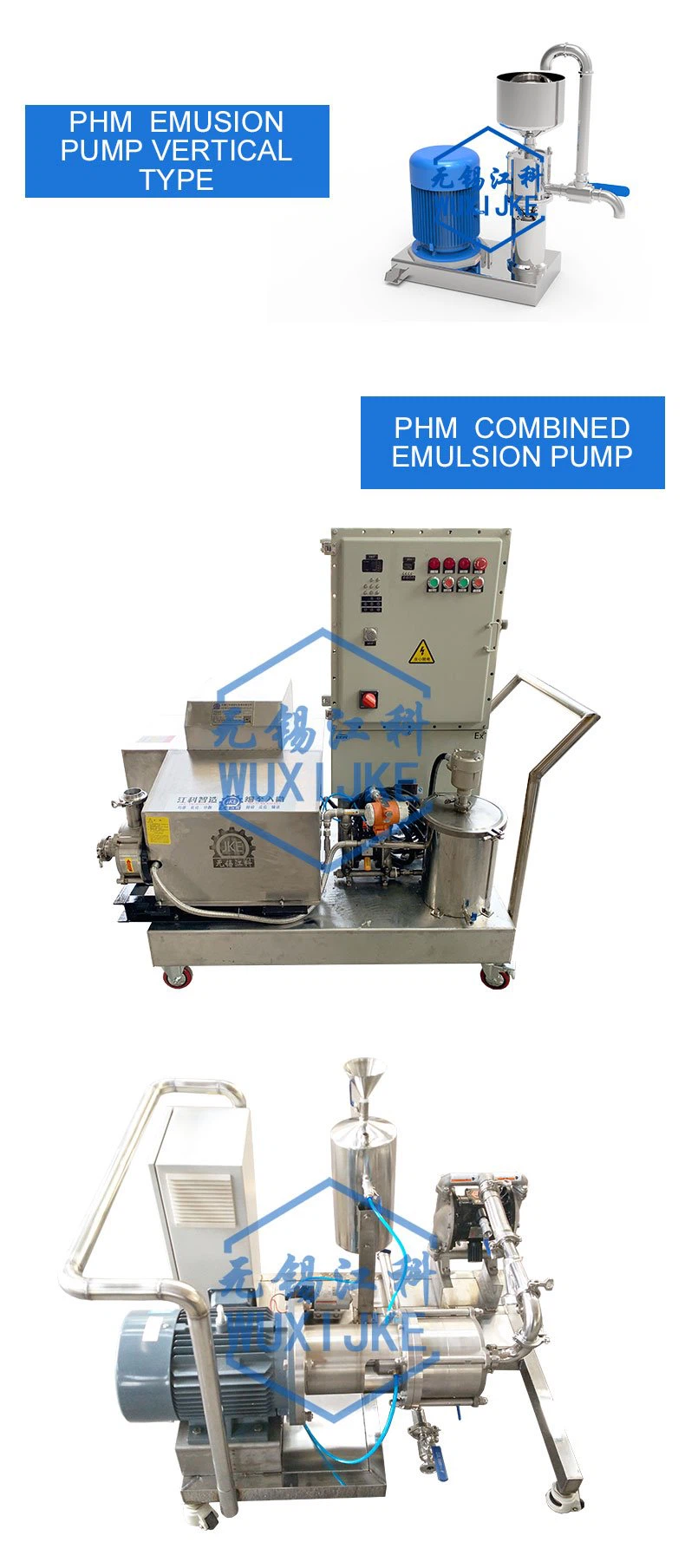 high speed emulsifying pump