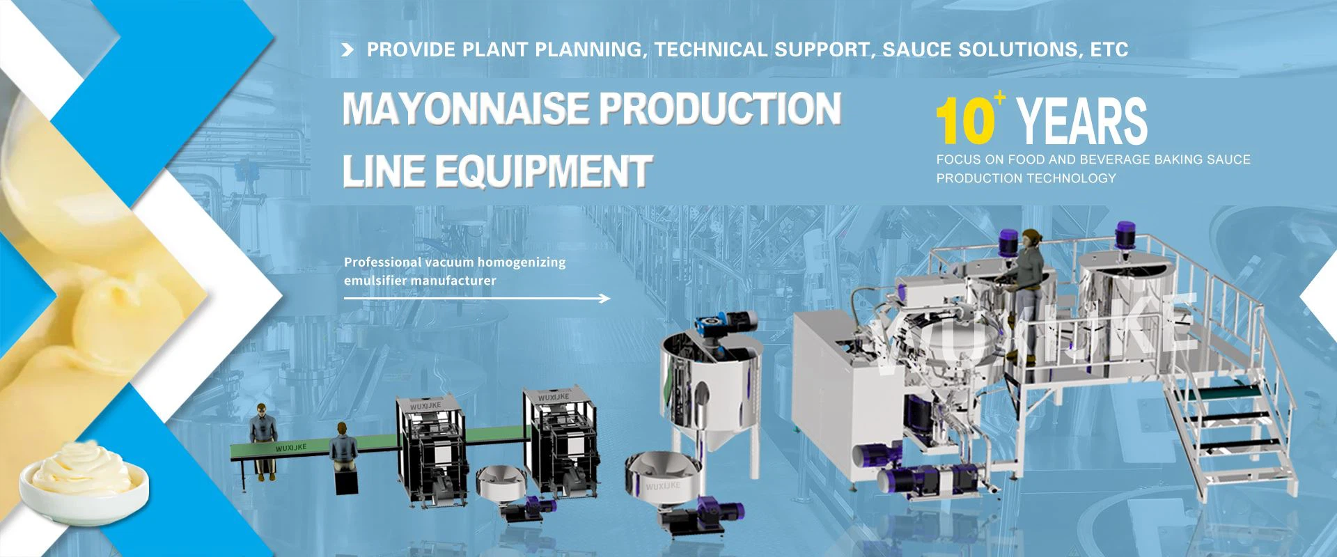 Mayonnaise making machine