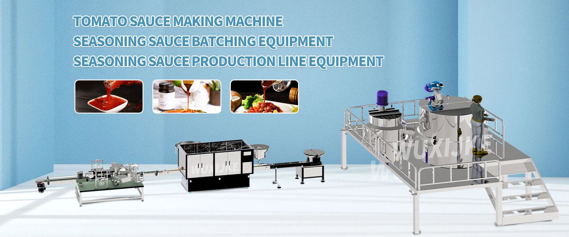 Tomato sauce making machine